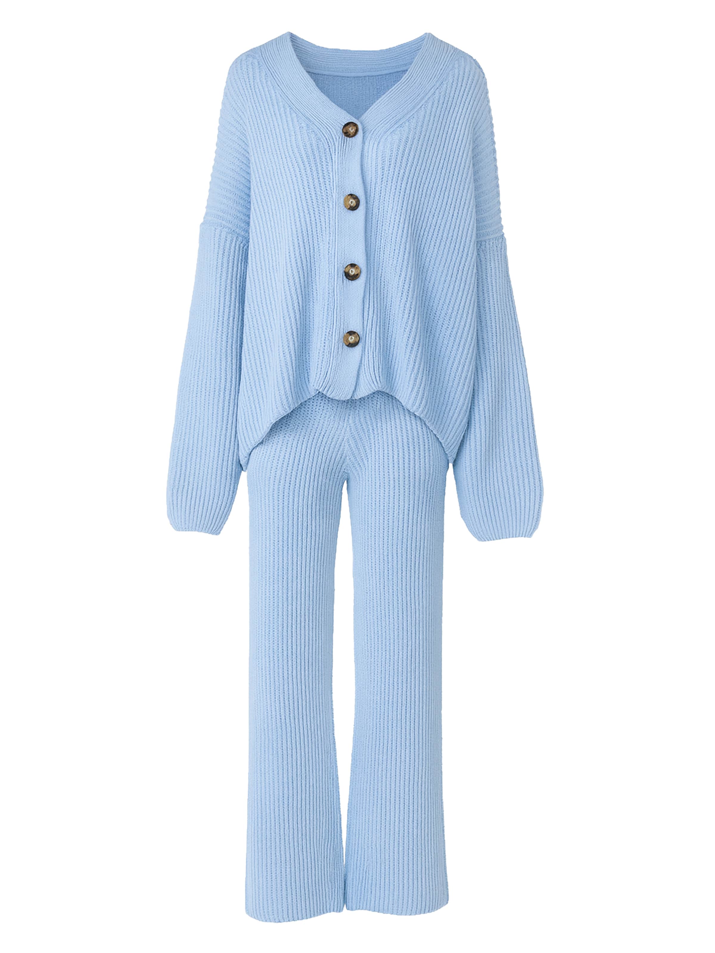 Elara Hausanzug in Blau: Vorderseite