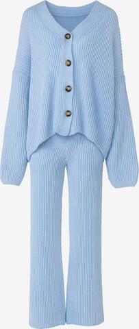 Elara Hausanzug in Blau: Vorderseite