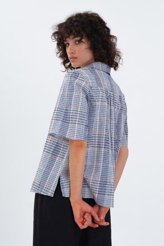 Aligne Blouse 'Frenchie Resort' in Blue