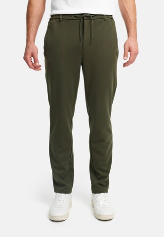 Regular Pantalon chino 'Nezzo' INDICODE JEANS en vert : devant