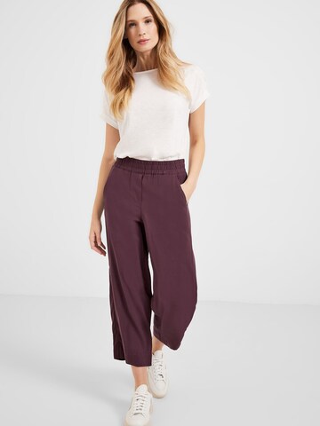 CECIL Wide leg Trousers 'Neele' in Red