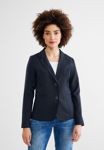 STREET ONE Blazer in Blue: front