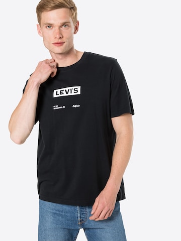 LEVI'S ® Shirt 'Relaxed Fit Tee' in Schwarz: predná strana