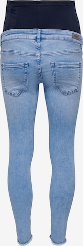 Only Maternity Skinny Jeans 'Blush' in Blau