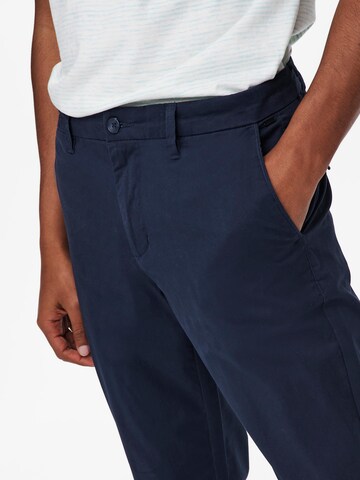 Only & Sons Regular Chino Pants in Blue