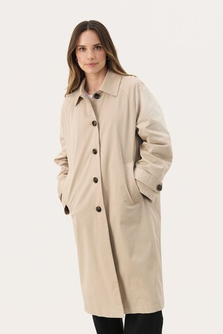 Manteau mi-saison 'Natia' Part Two en beige