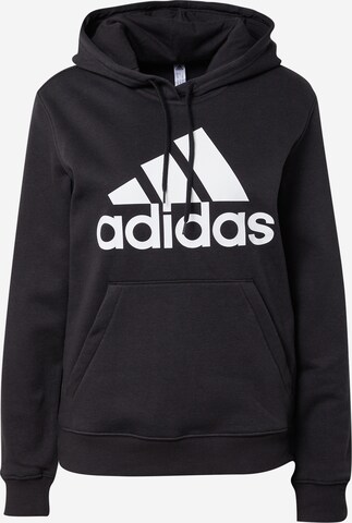 ADIDAS SPORTSWEAR Sport szabadidős felsők 'Essentials Big Logo  Fleece' - fekete: elől