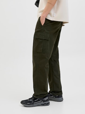 Loosefit Pantalon cargo JACK & JONES en vert