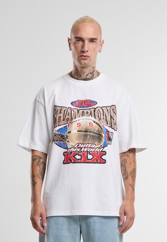 T-Shirt 'Gold Basketball' K1X en blanc : devant