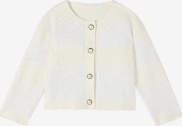 Cardigan oltre en blanc : devant