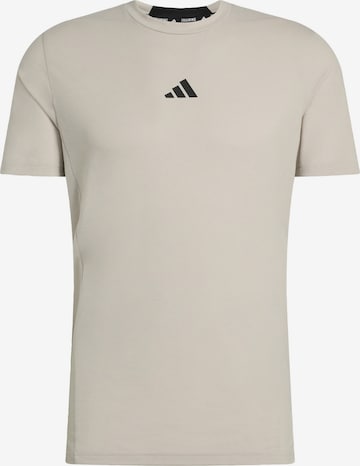 regular Maglia funzionale 'Designed For Training' di ADIDAS PERFORMANCE in beige: frontale