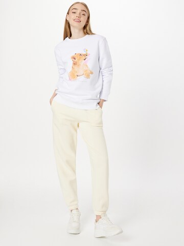 EINSTEIN & NEWTONSweater majica 'Klara Geist' - bijela boja