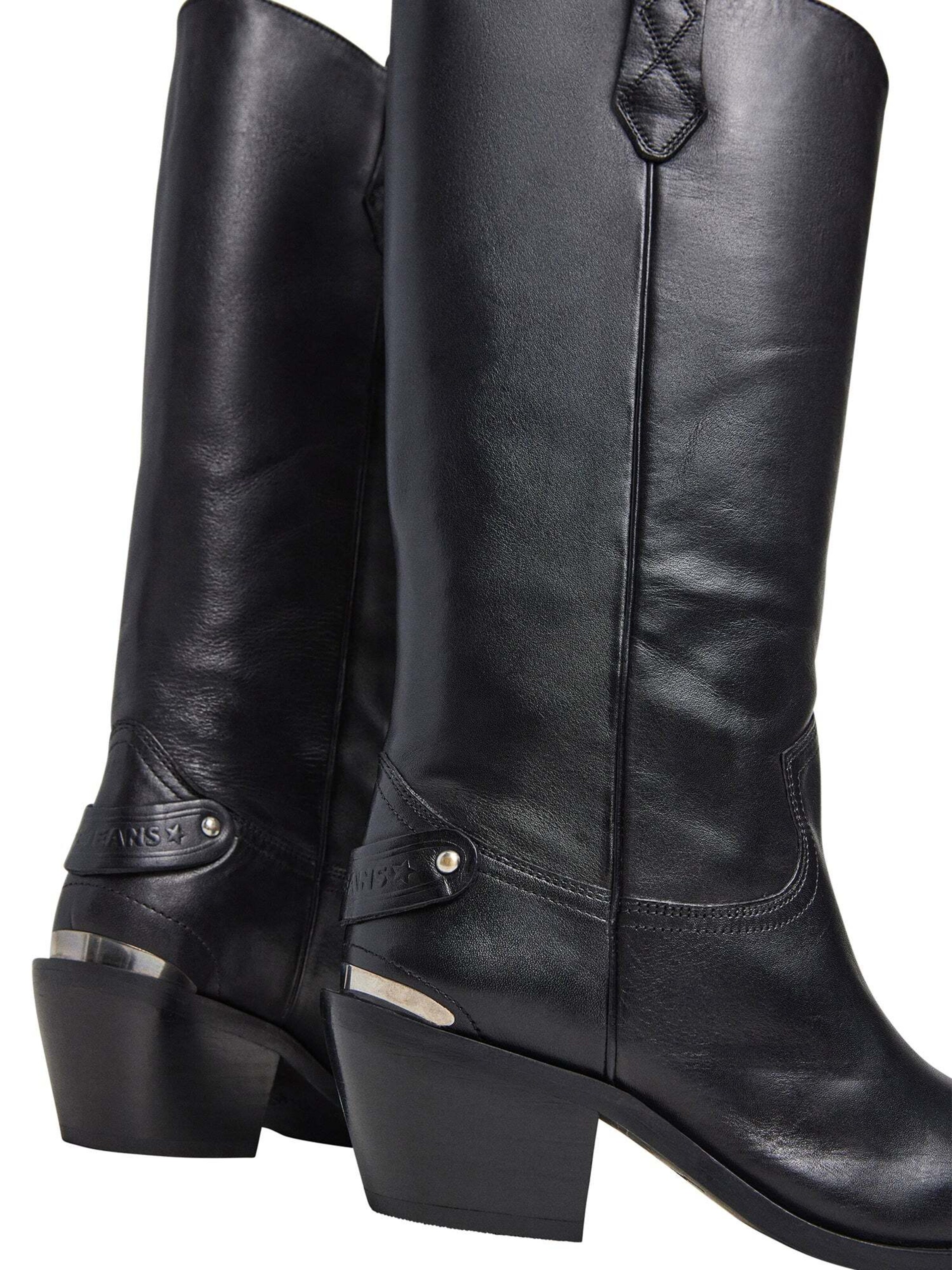 Pepe Jeans Cowboystiefel 'April' in Schwarz