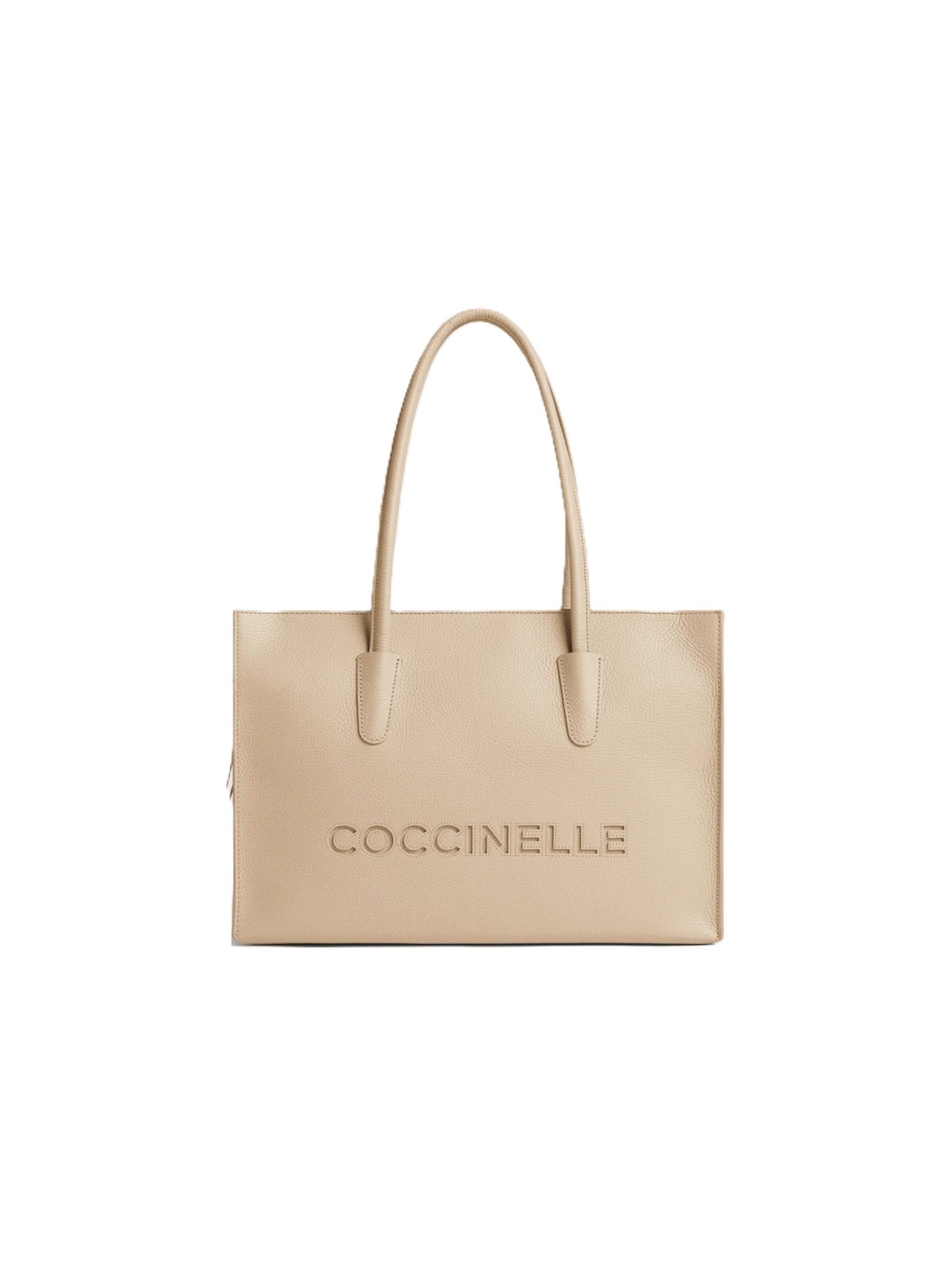 Coccinelle Shopper 'E1UAK110101' in Beige: front