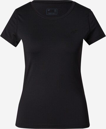 4F Koszulka funkcyjna w kolorze czarny: przód
