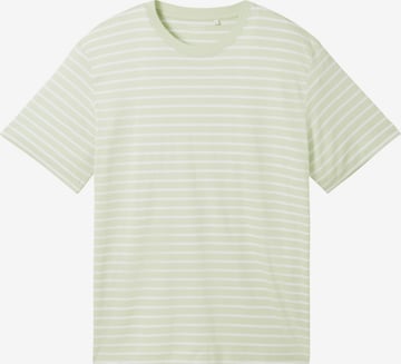 T-Shirt TOM TAILOR en vert : devant