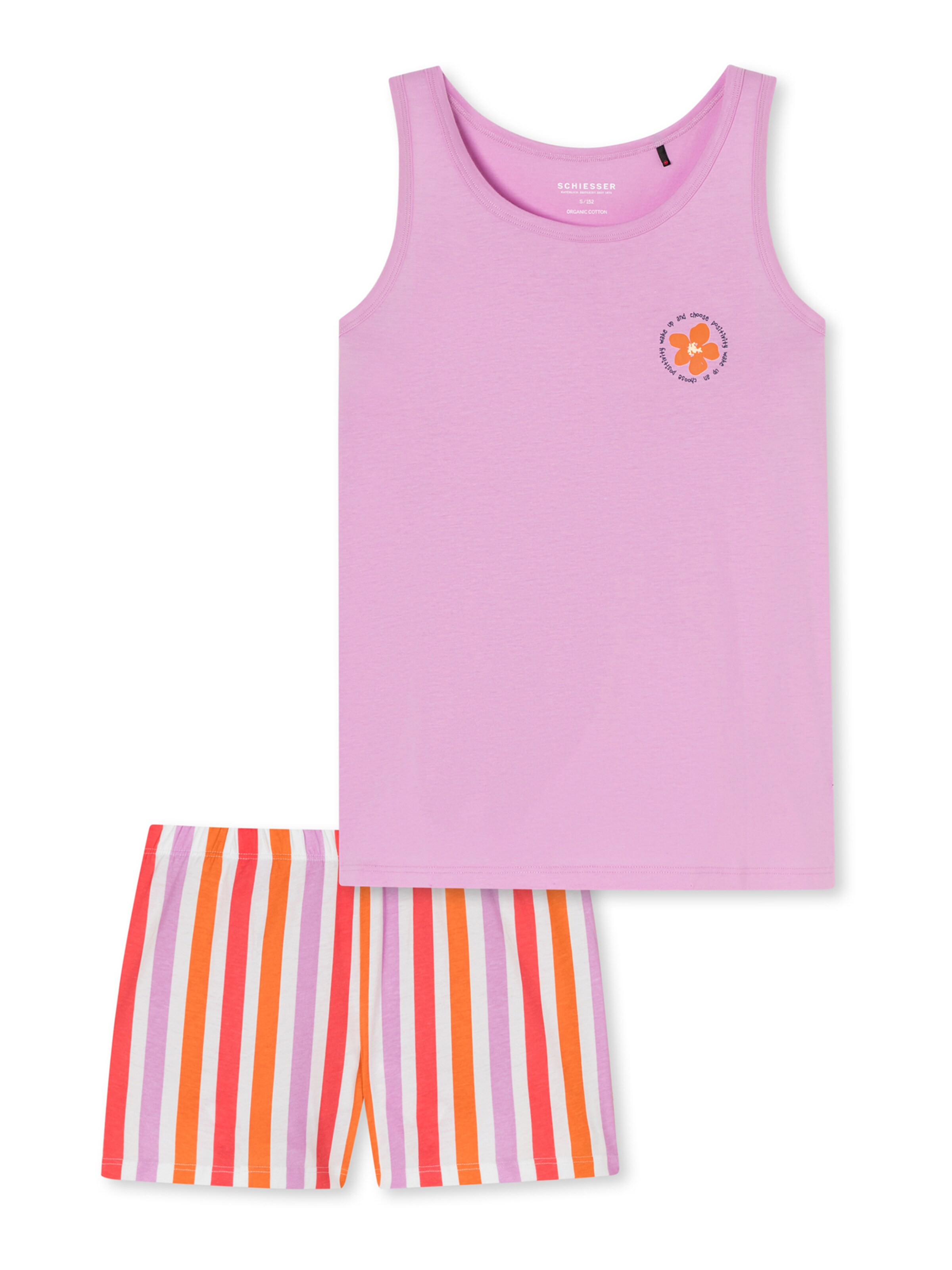SCHIESSER - Pijama en rosa: frente