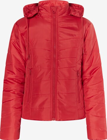 MYMO Between-Season Jacket 'Blonda' in Red: front