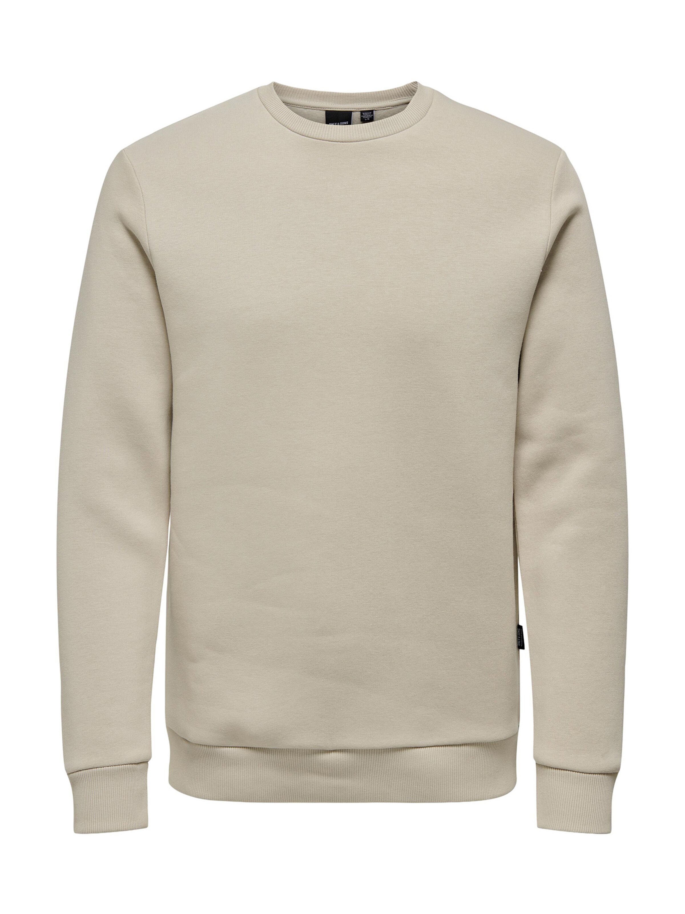 Only & Sons Sweatshirt 'Ceres'‌‌‌‌‌‌‌ in Beige: Vorderseite