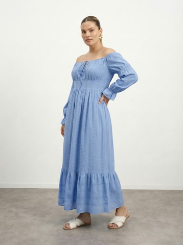 CITA MAASS Summer Dress 'Broderie Anglaise' in Light Blue | ABOUT YOU