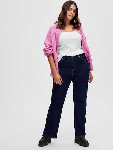 Selected Femme Curve Bootcut Jeans 'Brigitte' i blå