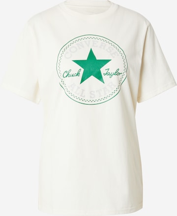 CONVERSE T-shirt 'GO-TO ALL STAR' i beige: framsida