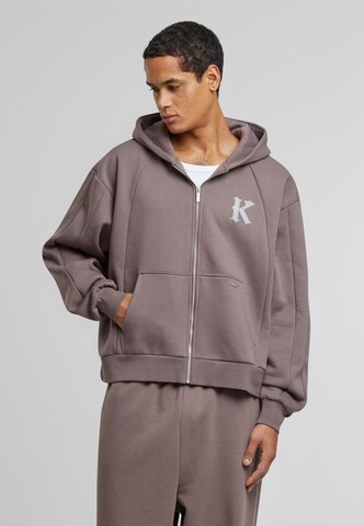 Karl Kani Кофта на молнии в Коричневый
