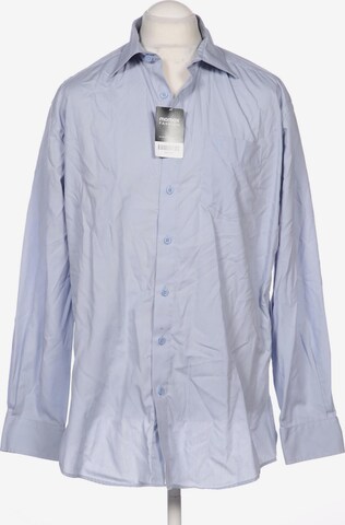 Carlo Colucci Button Up Shirt in XL in Blue: front