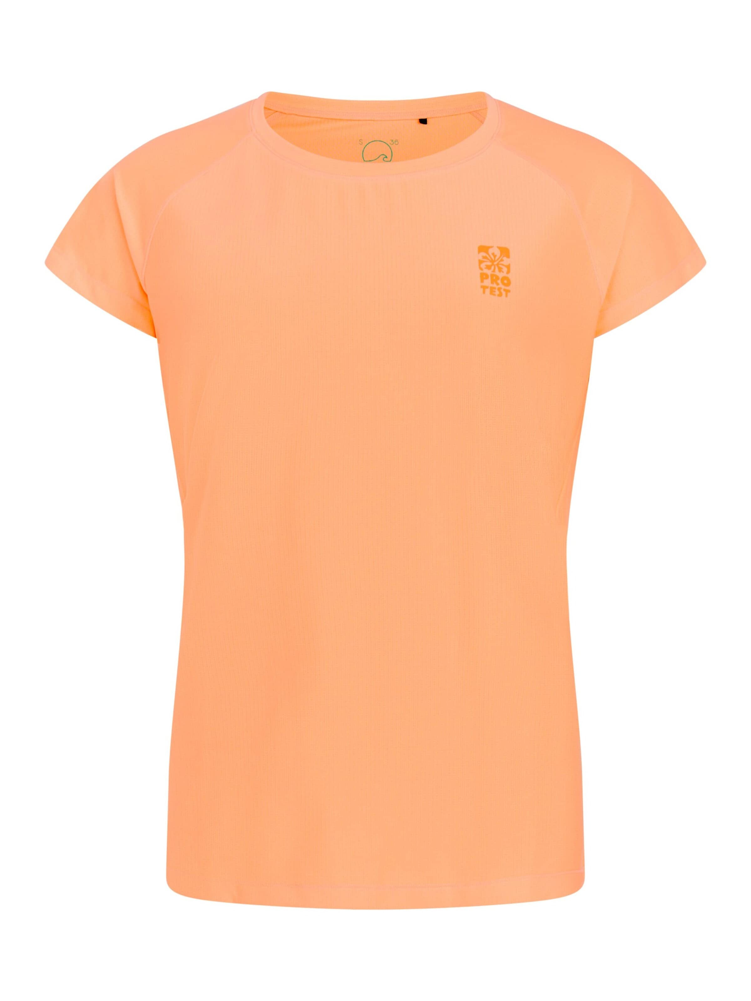 PROTEST Functioneel shirt 'PRTMagia' in Oranje: voorkant