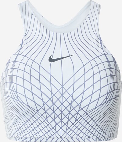 NIKE Soutien-gorge de sport en bleu marine / bleu pastel / noir, Vue avec produit