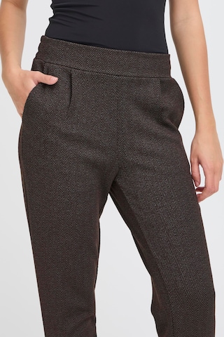 ICHI Tapered Hose in Schwarz