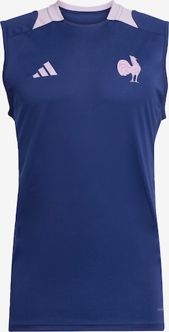 ADIDAS PERFORMANCE - Camiseta funcional 'France' en azul: frente