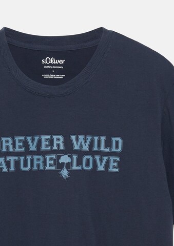 s.Oliver T-Shirt in Blau: Vorderseite