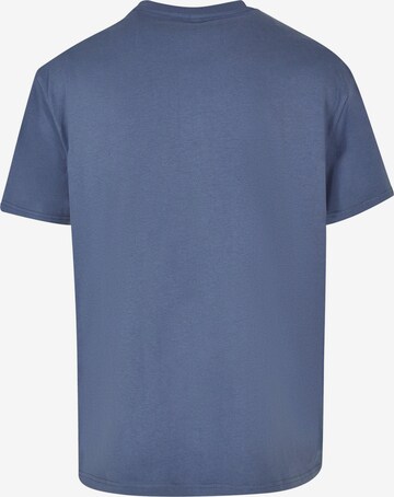 Merchcode Shirt 'Fathers Day - Dad number 1' in Blauw