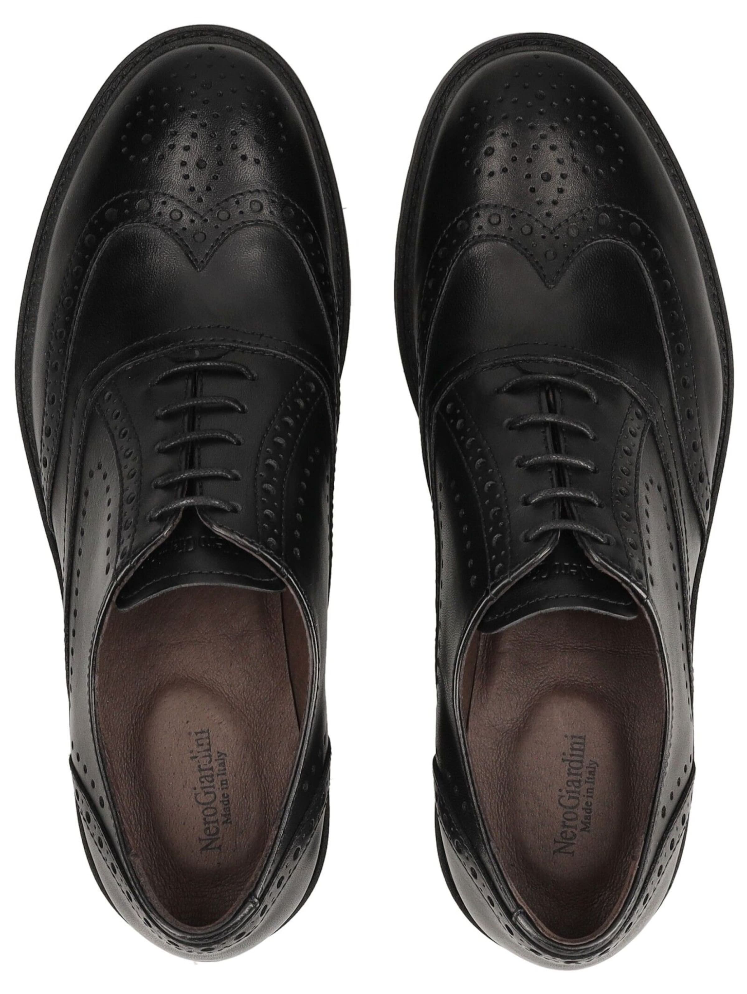 Chaussure à lacets Nero Giardini en noir
