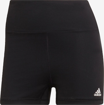 ADIDAS SPORTSWEAR Workout Pants 'Essential' in Black: front