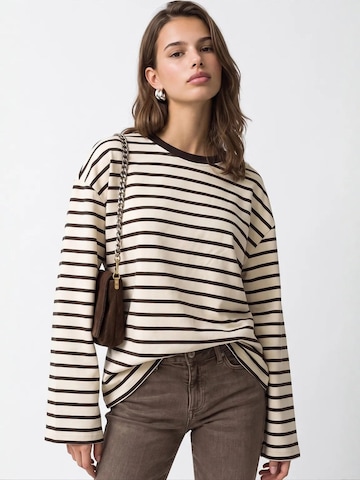 Felpa 'Sweatshirts' di MixRay in beige: frontale