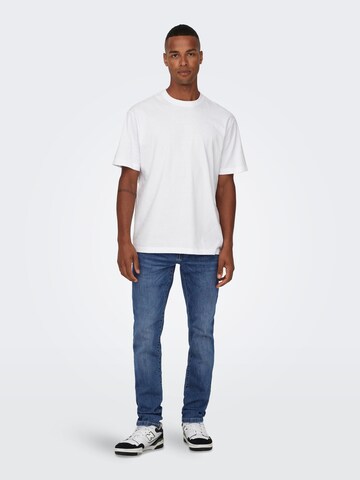 Only & Sons Regular Jeans 'Weft' i blå