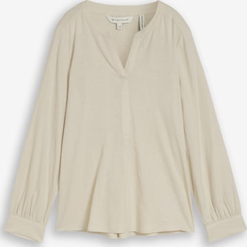 TOM TAILOR Blouse in Brown: front