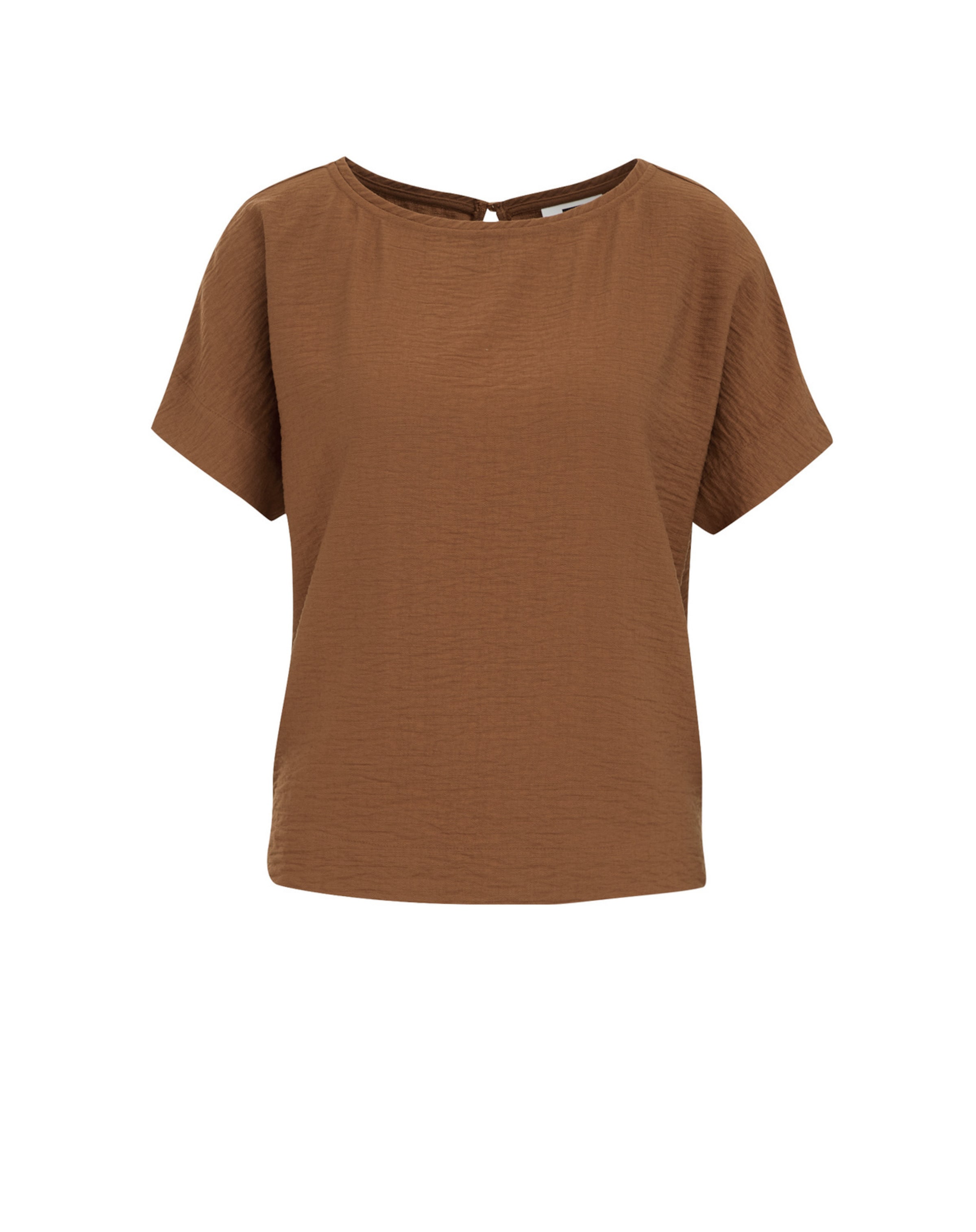 WE Fashion Särk, värv pruun: eest vaates