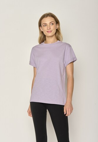 GREENBOMB Shirt in Lila: voorkant