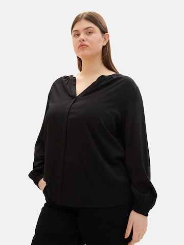 Bluză de la Tom Tailor Women + pe negru