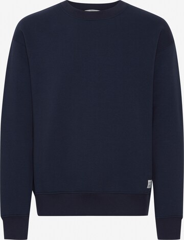 Sweat-shirt !Solid en bleu : devant