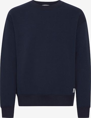 Sweat-shirt !Solid en bleu : devant