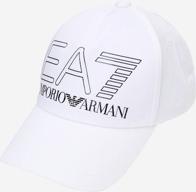 EA7 Emporio Armani Шапка с козирка в черно / бяло, Преглед на продукта