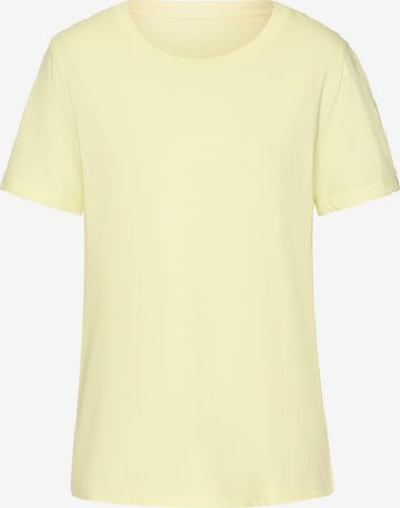 Maglietta di BEACH TIME in giallo: frontale