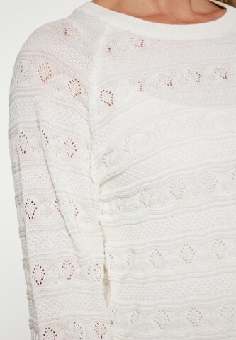 Pull-over Usha en blanc