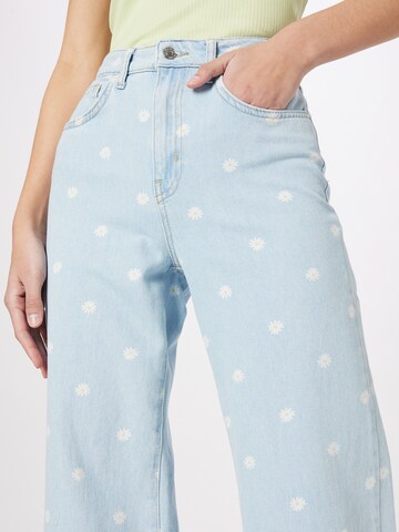 ONLY Wide leg Jeans 'HOPE' in Blauw