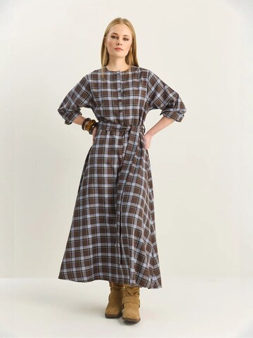 Bianco Lucci Dress in Brown
