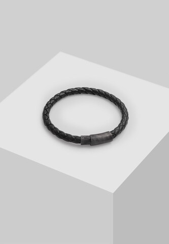 KUZZOI Armband Leder in Schwarz